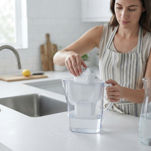 Cartucho de Filtro de Agua de Carbón Activado de Repuesto de Alta Calidad para Sistema de Ósmosis Inversa, Caudal de 100 GPD, 0.5 Micras - Product Image 1
