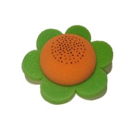 Éponge de bain imperméable, en forme de fleur, 100% naturelle, vente en gros, livraison gratuite
