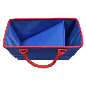Sac de transport Oxford avec fermeture éclair, sac de rangement portable pour artisanat, idéal pour les enseignants, les étudiants, les artistes - Grande capacité, poches multiples - Product Image 2
