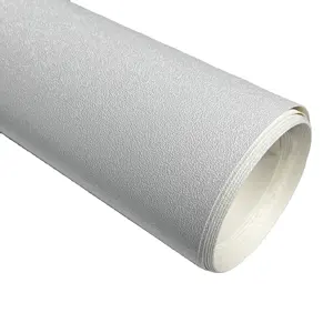 Eco-solvent PVC Vinyl/ Non Woven back PVC foam emboss Blank Wallpaper Fit for Printing Apply for Interior Decoration