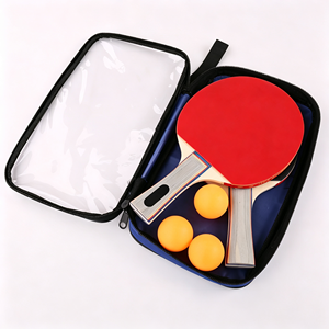 Raquette de tennis de table professionnelle en bois massif monocouche avec caoutchouc à picots longs en carbone, éponge de 1,8 mm, poignée horizontale, colle inversée - Product Image 3