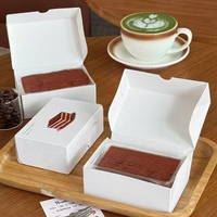Boîte à Tiramisu Écologique de Haute Qualité, Personnalisable avec Logo, Emballage Alimentaire Fraise Cerise, Impression Personnalisée, Boîte à Gâteau Bento Frais