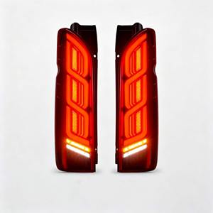 Feux arrière à LED pour Toyota Hiace Série 200 2005-2019 avec <span class=keywords><strong>film</strong></span> de réflexion réel et certification Emark - Product Image 2
