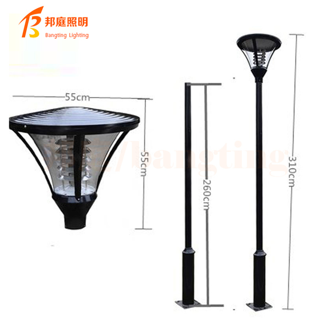 High Quality IP65 Disk Shaped Photocell Sensor 5W Electric Die Cast Aluminum LED Garden Light