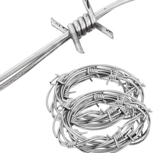 Chất lượng cao mạ kẽm dây thép gai hàng rào nhà Máy Giá thấp mỗi barb dây alambre de puas cho các ứng dụng chất lượng cao - Product Image 2