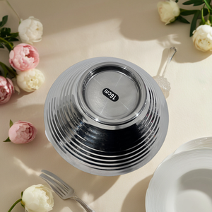 Cuenco de doble capa de acero inoxidable Yuehua duradero y de grado restaurante para USO HOTELERO 201 Material para vajilla - Product Image 6