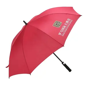 Big Luxury Promotional Branded Custom Weatherproof Print OEM Golf Umbrella With Logo Printing Advertising