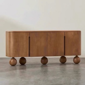 Mobile <span class=keywords><strong>TV</strong></span> in Legno di Alta Qualità con Base a Sfera Rotonda per Soggiorno, Prodotto da Produttore di Mobili - Product Image 1