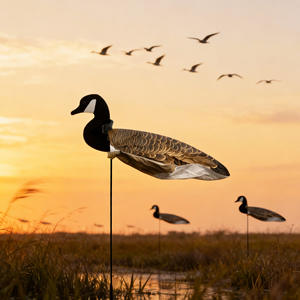 Gänse-Attrappen EVA Realistische Jagd-Windsack-Attrappen Set Stabile Bodenpfähle Antireflektierende Matte Körper 12 Stück auf Lager - Product Image 6