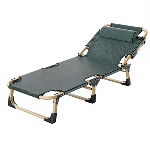 Lits de camping pliants d'extérieur pour dormir, mobilier de camping sans assemblage, rangement compact pour la plage, la randonnée, les voyages et le camping - Product Image 1