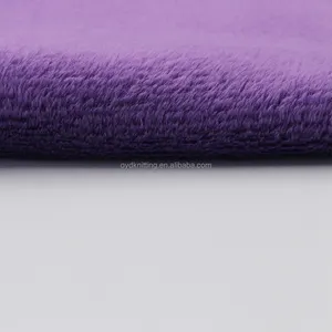 100% Polyester kristal süper yumuşak peluş polar kumaş yumuşak 2.5mm kristal Velboa kumaş triko kumaş