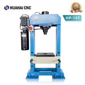 เครื่องอัดไฮดรอลิกแบบเสาเดี่ยว Hua Hai รุ่น HP-10T 10 ตัน 220V/380V มอเตอร์ 1.5KW พร้อมตลับลูกปืน ระยะชัก 200 มม. รุ่น HP-10T ซีรีส์ SP - Product Image 1