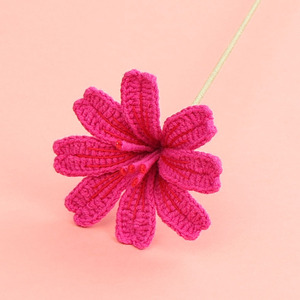 Nuevo Ramo de Flores de Lewisia Tejidas a Mano, Arreglo Floral Artificial para Jarrón de Hogar, Decoración de Mesa de Boda - Product Image 4