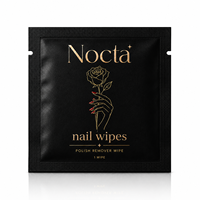Lingettes nettoyantes pour ongles format voyage, emballées individuellement, sans acétone, lingettes démaquillantes pour vernis à ongles