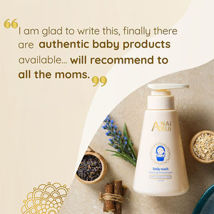 Bebek yıkama özel etiket bebek bakımı içerir yulaf ve meyan kökü özler nemlendirici doğal bebek duş jeli - Product Image 4