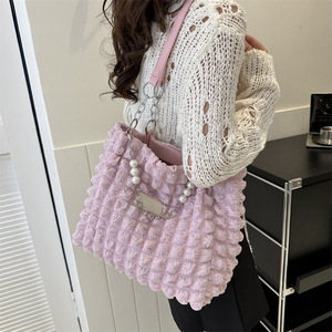 <span class=keywords><strong>Bolso</strong></span> de Hombro Plegable 2026, Gran Capacidad, Negro/Blanco/<span class=keywords><strong>Verde</strong></span>/Rosa, <span class=keywords><strong>Bolso</strong></span> Tote Casual de Moda - Product Image 6