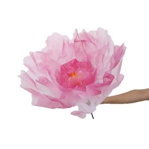 Grandi simulate di peonie fiori di nozze artificiali composizioni floreali di garza per la guida stradale vetrine di san valentino - Product Image 5