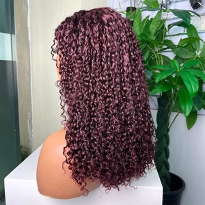 5*5 <b>Pixie</b> Curl <b>Wig</b> 100% Human Hair 5x5 Closure Glueless <b>Wig</b> - Product Image 4