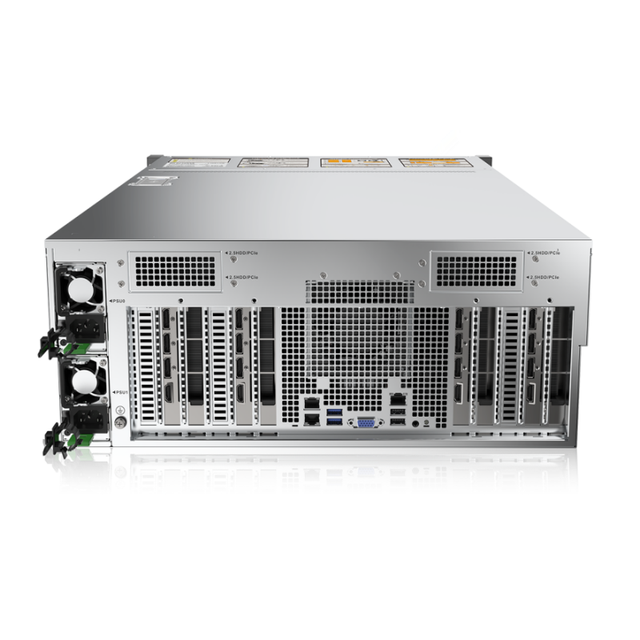 4U Gpu Rack Server  Gooxi G6450T5 2*6426Y 16*64GB Ddr5 4*H200 2*480GB 6*1.92tb U.2 4*2700W