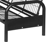 Estructura de Sofá Cama Plegable de Acero Moderna y Económica con Brazos Ajustables, Mueble Portátil de Metal para Dormitorio y Sala de Estar