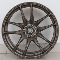 Roues en alliage d'aluminium en or, mat, noir, rouge, bleu, Machine, lèvre, 15x7.0 16x7.0 17x8.0 9.0 18x8 9.5