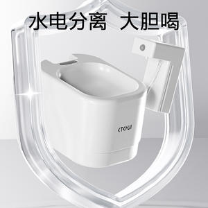 Fuente de agua inteligente para gatos Ktkhui, rectangular, 800g, filtro de circulación automática, desmontable, con cámara, para perros y gatos - Product Image 4