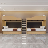 Système de lits superposés pour hôtel e-sport moderne, lit de dortoir de luxe pour le gaming avec éclairage LED intégré, lit capsule intime