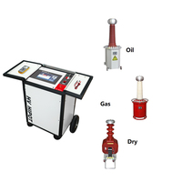 HVHIPOT Probador Automático de Resistencia Dieléctrica AC/DC para Aceite/Gas/Transformadores de Prueba en Seco, con Control PLC, Probador AC Hipot