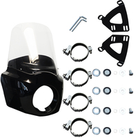 Accessoires de moto, kits de carénage de phare et de pare-brise, matériau ABS, compatible avec Harley Dyna Street Bob Low Rider