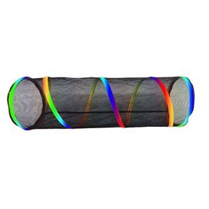 Parc de jeu pour animaux de compagnie en maille, tunnel et tente arc-en-ciel pour chat, chiot et petits animaux, certifié BSCI, pour l'extérieur - Product Image 3
