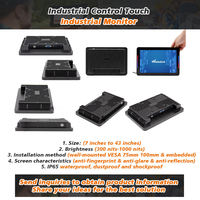 21.5 27 32 43 55 pouces écran tactile moniteur d'interaction multi-points tactile capacitif écran de navigation marine avec tablette USB VGA