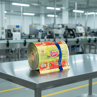 Film en rouleau semi-rigide BOPP laminé, imprimé UV, de qualité alimentaire, écologique et personnalisé, pour sachets sous vide de pain et chocolat, 20m