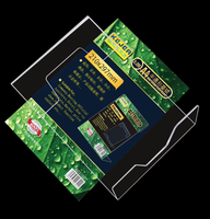 Support de présentoir pour menu en PS transparent de taille A4 A5 en gros d'usine, support de présentoir pour prospectus en acrylique en forme de L