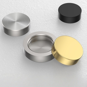 Rondelle en laiton |   Vis d'expansion en verre |   Cache-tête décoratif pour la fixation de carreaux, de miroirs et de panneaux acryliques, finition polie - Product Image 4