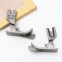 Accessoires de Machine à coudre plate industrielle JP SP-18 pieds presseurs à couture gauche et droite fixes en métal épaissi