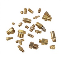 Pièces de quincaillerie sur mesure de précision en laiton usinées CNC (fraisage et tournage) pour systèmes d'automatisation