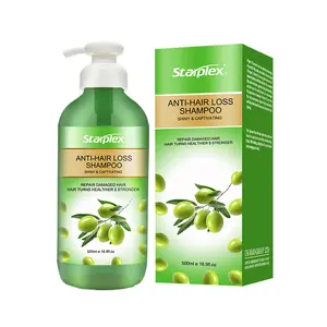 Wholesale Bulk Starplex Organic Herbal Reduce Hair Loss Olive Essential Oil Scalp Hair Care Shampoo