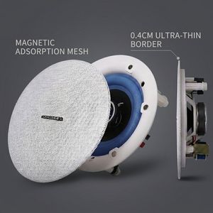 Música de Fondo de 200W y 2 Zonas para Kit de Amplificador, Altavoces de Techo de 5.25 Pulgadas para Sala de Estar, Cocina, Sistema de Audio para Toda la Casa - Product Image 1