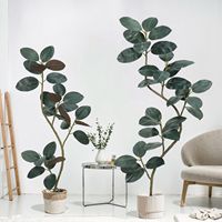 Plante en pot grande taille de 1,5 m, style nordique exclusif transfrontalier, en caoutchouc souple artificiel, écologique, longue durée, haute simulation