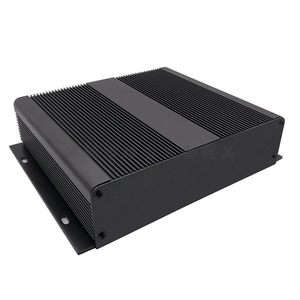 Scatola di Controllo in Lega di Alluminio Lavorata CNC 208*48, Grado di Protezione IP54, Finitura Anodizzata Nera/Argento per Batterie/Interconnessioni - Product Image 2