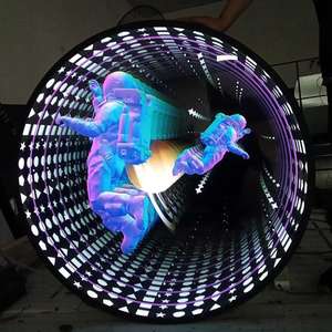 Vitrine en verre Abyss illuminée par LED intelligente, luxe, installation facile, miroir, présentoirs, rangement, tunnel miroir, armoire - Product Image 6