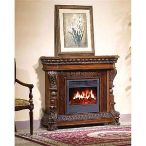 Cheminée Insert Décoratif Poêle À Granulés Monté À La Vapeur D'eau Salon Maison Intelligente Console En Fonte Flamme Décor Cheminée Led - Product Image 4