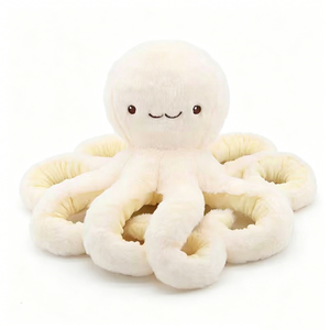 Peluche de pulpo personalizado, peluche de pulpo blanco, peluche de criatura marina - Product Image 1