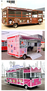 High Quality Heavy Duty Mobile Food Truck Fashion Fast Food Kiosk Stand For Outdoor Coffee And Snack Business - Product Image 5