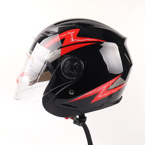 Hommes et Femmes Nouvelle Arrivée Cool Half Face Casques Pour Moto Motocross Casque Combo - Product Image 1