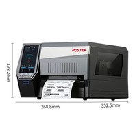 Printer Label Barcode Thermal Transfer RFID Kelas Industri Postek GX Series GX2r/GX3r/GX6r Konstruksi Full Metal Tersedia