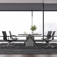 Meubles de bureau, table de conférence blanche, table longue, nouvelle grande table créative pour salle de conférence, tables et chaises