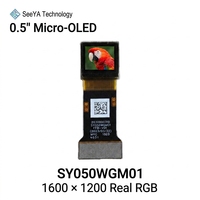 Écran Micro OLED SeeYA SY050WGM01 de 0,5 pouce, 1600x1200, 1000 nits pour lunettes intelligentes et casques AR/VR