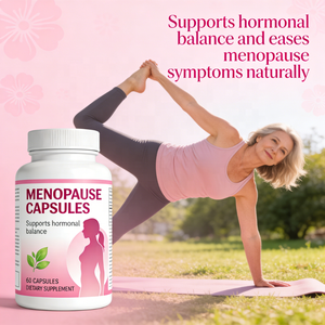 Cápsulas para la Menopausia OEM para Mujeres, 120 Mil Millones de Unidades de Colonias, Suplemento Probiótico para Mujeres, Alivia los Síntomas de la Menopausia - Product Image 3