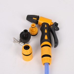 Bumblebee Water Gun Set Adjustable Pressure High Pressure For Car Washing Yard <b>Cleaning</b> <b>Floor</b> <b>Cleaning</b> With Faucet Compatible - Product Image 1